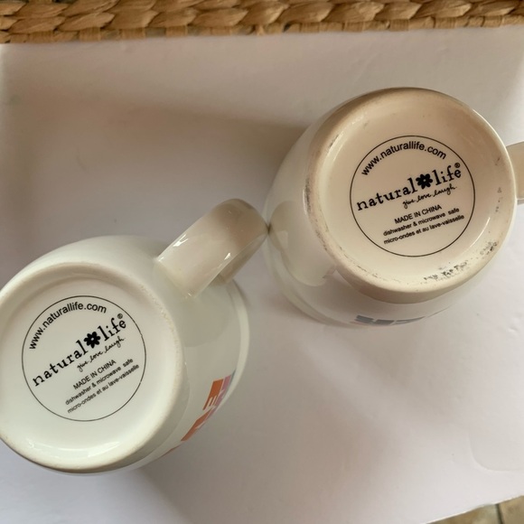 Natural Life Ceramic Mug Set, Mom and Dad, - Picture 3 of 5